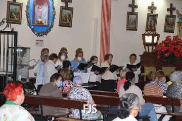 Misa y procesión en El Ejido de Telde/Francisco Javier Santana.
